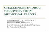 CHALLENGES IN DRUG DISCOVERY FROM MEDICINAL PLANTS