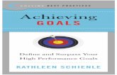 Best Practices: Achieving Goals - re·sources