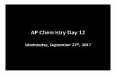 AP Chemistry Day 12