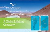 Important notice and disclaimer - Lithium Power International