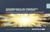 GOVERNANCE IN EMERGING MARKET PRIVATE CAPITAL
