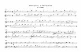 Melodic Exercises Flute 1.