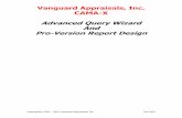 Vanguard Appraisals, Inc. CAMA-X Advanced Query Wizard And ...