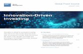 Innovation-Driven Investing - GSAM