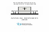 ANNUAL REPORTS 2018 - Waterlooville Baptist