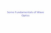 Some Fundamentals of Wave Optics - Concordia University