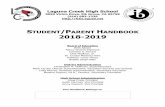 STUDENT/PARENT HANDBOOK 2018-2019