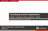 Developing Android Applications - Engineering