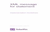 XML message for statement - Febelfin