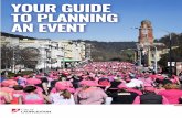 YOUR GUIDE TO PLANNING AN EVENT