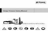 Hedge Trimmer Safety Manual - Welcome to STIHL.com | STIHL