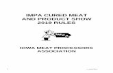 IMPA CURED MEAT AND PRODUCT SHOW 2013 RULES
