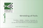 Wrinkling of Foils -   -   HOME