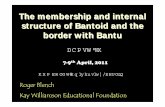 Blench Bantu IV Berlin Bantoid 2011 - Roger Blench website opening
