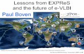 Lessons from EXPReS and the future of e-VLBI