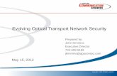 Evolving Optical Transport Network Security