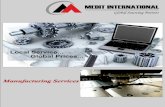 Manufacturing Services - Medit International