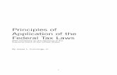 Principles of Application of the Federal Tax Laws