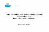 The National Occupational Standards for Social Work