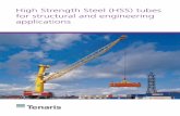 High Strength Steel (HSS) tubes for structural and engineering