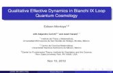 Qualitative Effective Dynamics in Bianchi IX Loop Quantum Cosmology