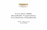 East Bay Hills Roadside Vegetation Treatment Standards