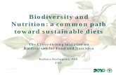 Biodiversity and Nutrition: a common path toward sustainable diets