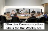 Effective Communication Skills for the Workplace