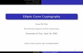 Elliptic Curve Cryptography - Universit© de Versailles Saint
