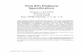 TCG EFI Platform Specification - Trusted Computing Group - Home