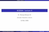 ECE504: Lecture 9