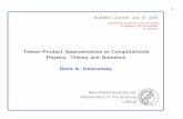 Tensor-Product Approximation in Computational Physics: Theory and