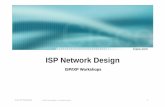 1 - ISP Network Design - Internet Society (ISOC) Workshop Resource