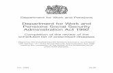 Department for Work and Pensions - Official Documents