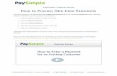 How to Process One-time Payments