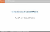 Metadata and Social Media - Taxonomy Strategies