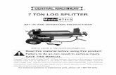 7 ton log splitter - Harbor Freight Tools - Quality Tools at the