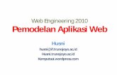 Web Engineering 2010 Pemodelan Aplikasi Web