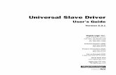 Universal Slave Driver User's Guide