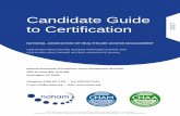 Candidate Guide to Certification