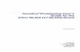 Tensilica Prototyping Userâ€™s Guide for the Xilinx ML605 (XT