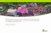 Women, men and forest research - CIFOR: Center for International