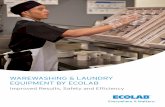 WareWashing & Laundry equipment by ecoLab - Ecolab Inc. Homepage