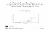 A tutorial on the piecewise regression approach applied to bedload