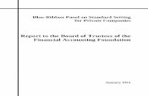 Report to the Board of Trustees of the Financial Accounting Foundation