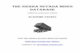 THE SIERRA NEVADA MINES DATABASE - WEB-CENTRIC