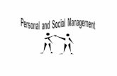 Physical Education/Health Education Personal and Social Management