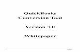 QuickBooks Conversion Tool Version 3.0 Whitepaper