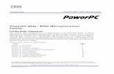PowerPC 604e RISC Microprocessor -