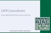 CAFR Conundrums - igfoa.org